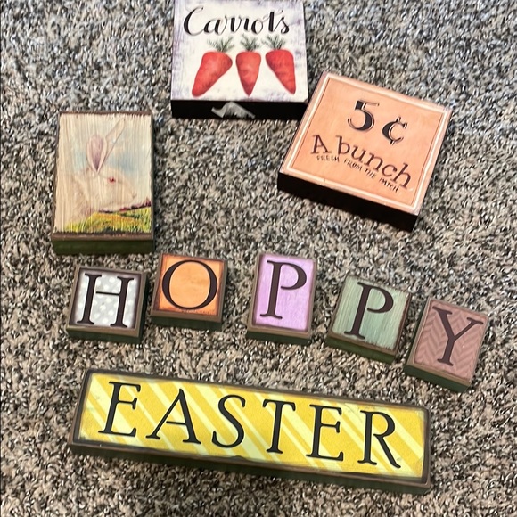 Easter and Spring Decorative Signs Set - Picture 3 of 6